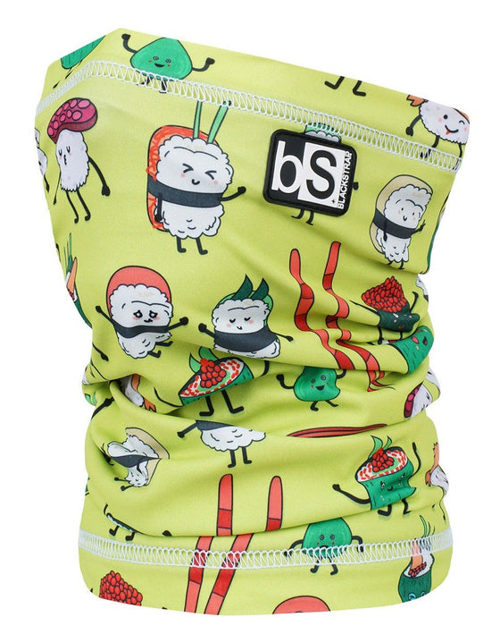 BlackStrap Kids Dual Layer Tube Neck Warmer Sushi Wasabi OSFM ages 2-7ish New