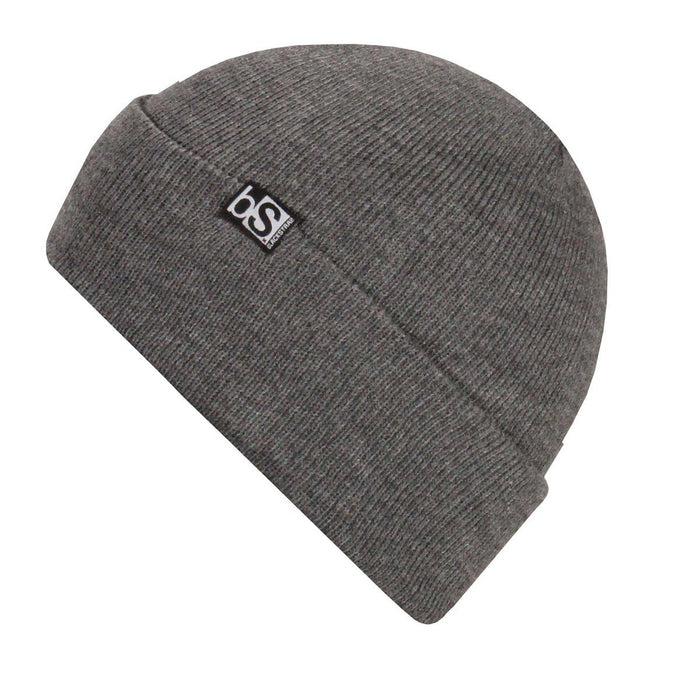 BlackStrap Essential Beanie Tall Fit Fine Acrylic Knit Cuffed Solid Gray New