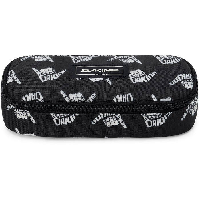 Dakine School Case Pencil Case Shaka Dots Black White New