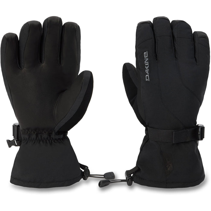 Dakine Scout 2.0 Leather DLX Snowboard Gloves Men's Large Black with Liners New