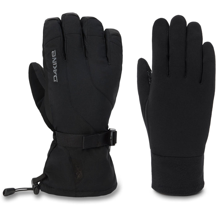 Dakine Scout 2.0 Leather DLX Snowboard Gloves Men's Large Black with Liners New
