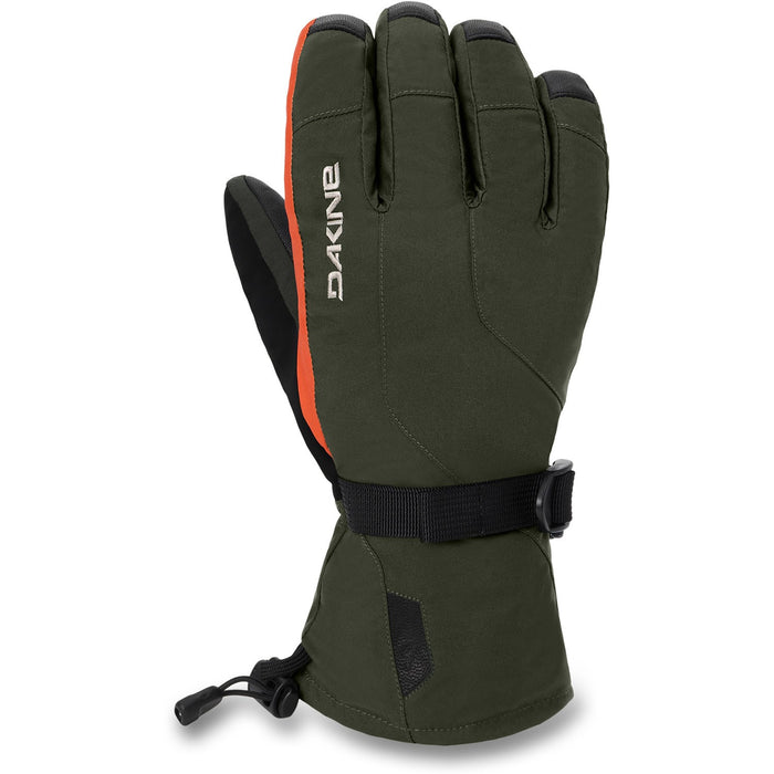 Dakine Scout 2.0 Leather DLX Snowboard Gloves Men's Large Rosin with Liners New