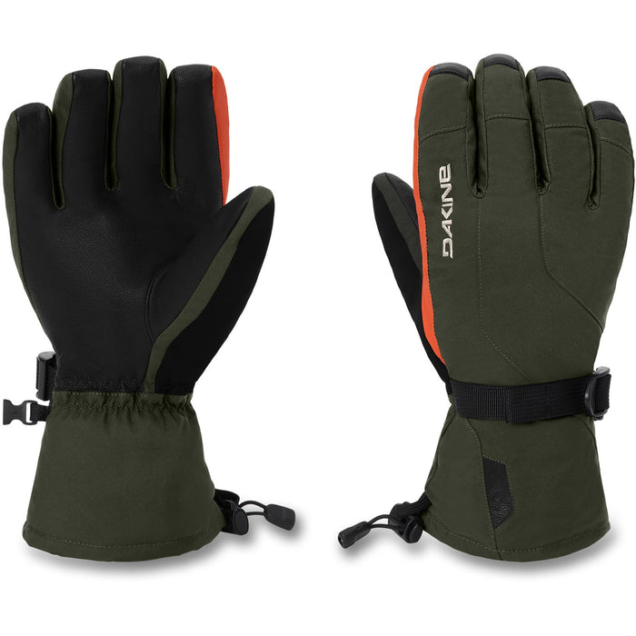 Dakine Scout 2.0 Leather DLX Snowboard Gloves Men's Large Rosin with Liners New