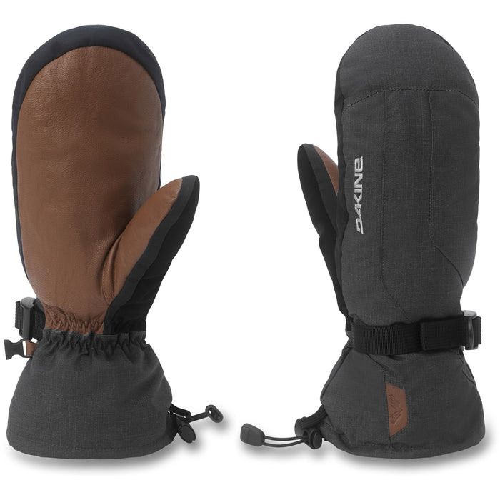 Dakine Scout 2.0 Leather DLX Snowboard Mitts Mens Large Carbon Heather w/ Liners