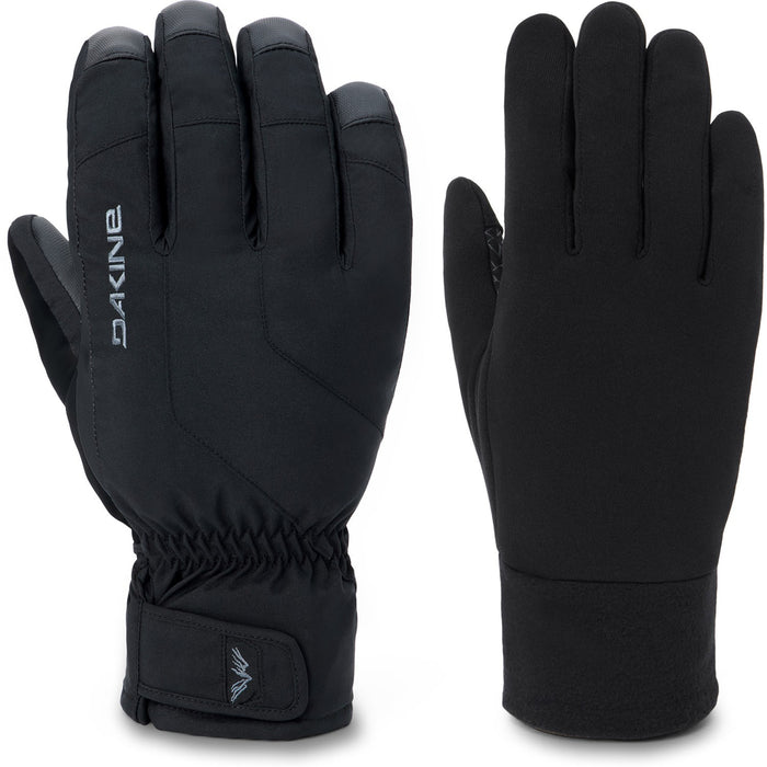 Dakine Scout 2.0 Short Snowboard Gloves Men's Large Black with Removable Liners