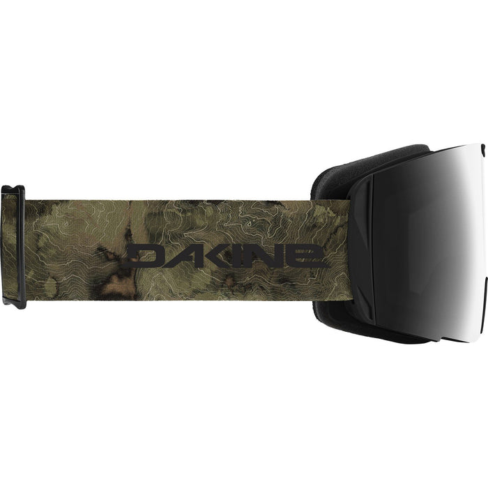 Dakine Sector Plus Snow Goggles, Earth Topo Frame, Silver Mirror Plus Storm Rose