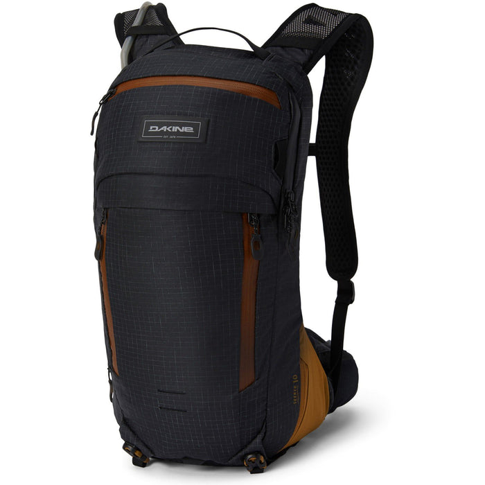 Dakine Seeker Bike Backpack 10L with 3L Hydration Reservoir Black / Rubber New
