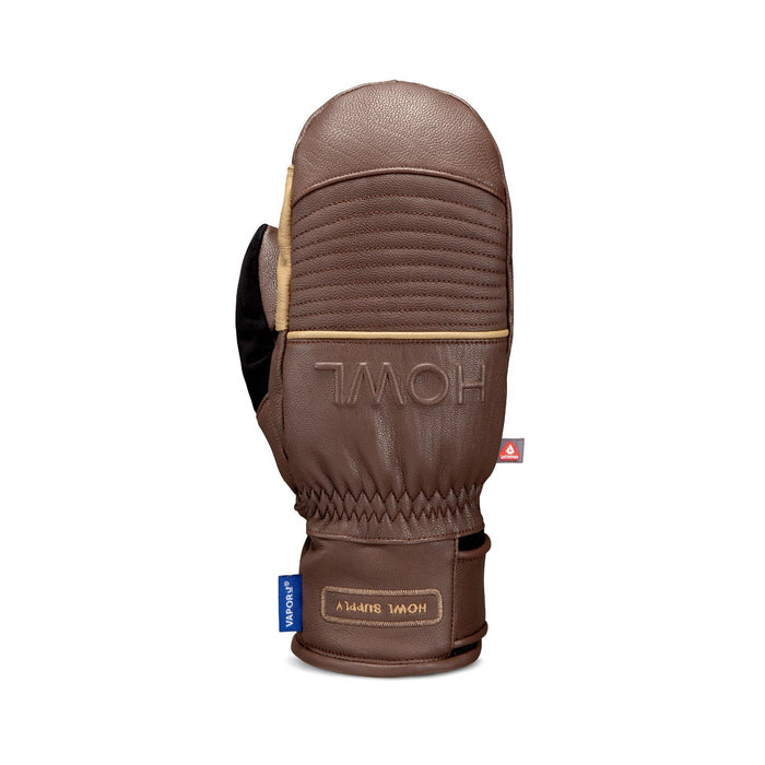 Howl Sexton Heavyweight Snowboard Mitts, Unisex Extra Large / XL, Brown New