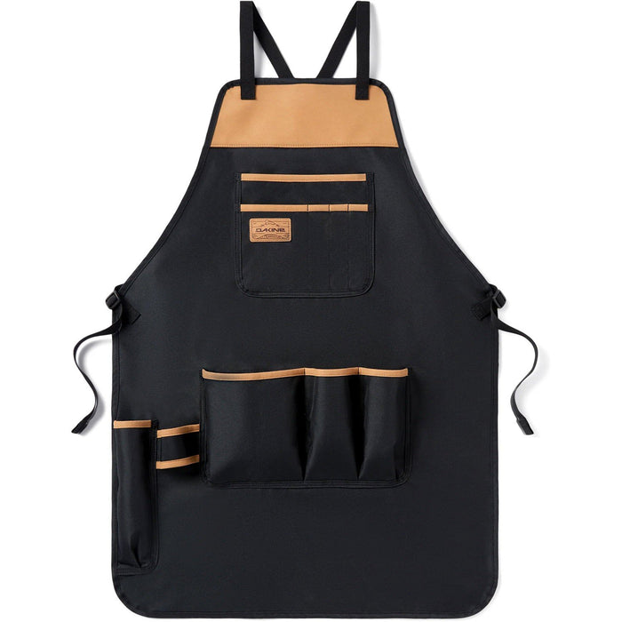 Dakine Shop Craft Chef Apron Bib Crossback OSFM Black / Tan New