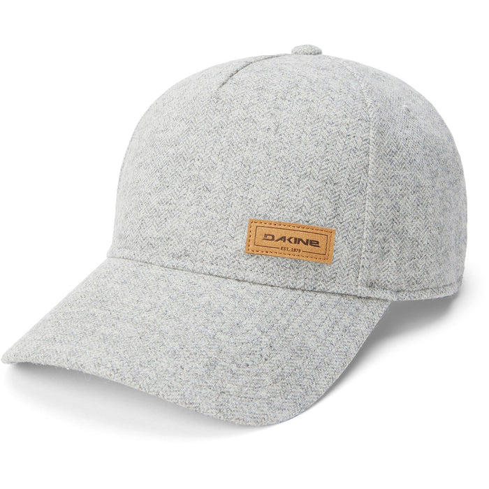Dakine Sierra Ballcap Adjustable Strap Back Curved Brim Hat Grey Herringbone New