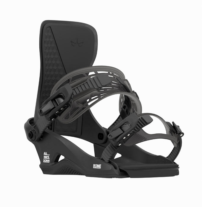 Rome Slapstick Snowboard Bindings, Youth M/L (US 7.5 - 10) Black New 2026