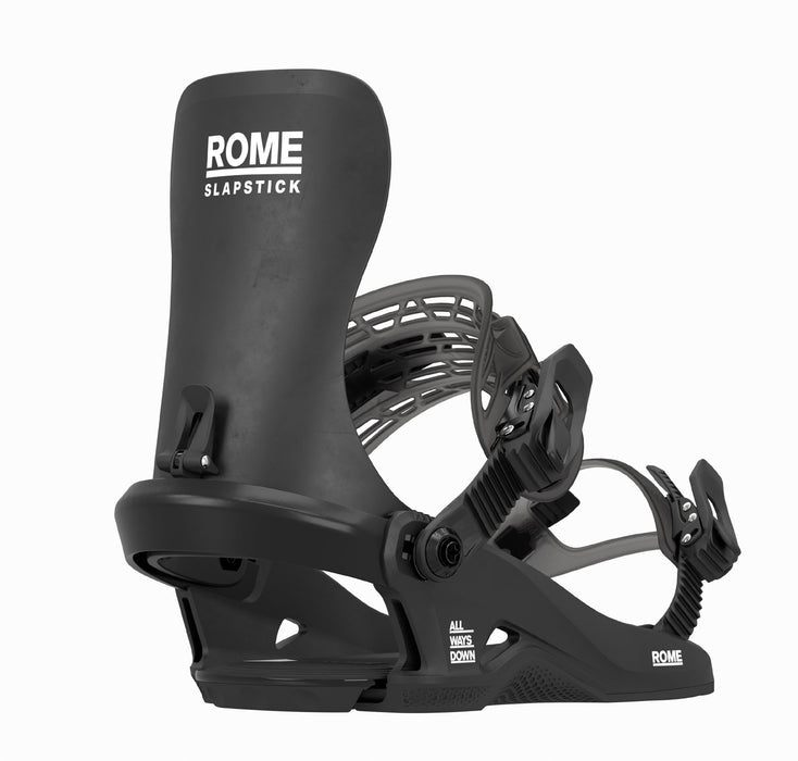 Rome Slapstick Snowboard Bindings, Youth M/L (US 7.5 - 10) Black New 2027