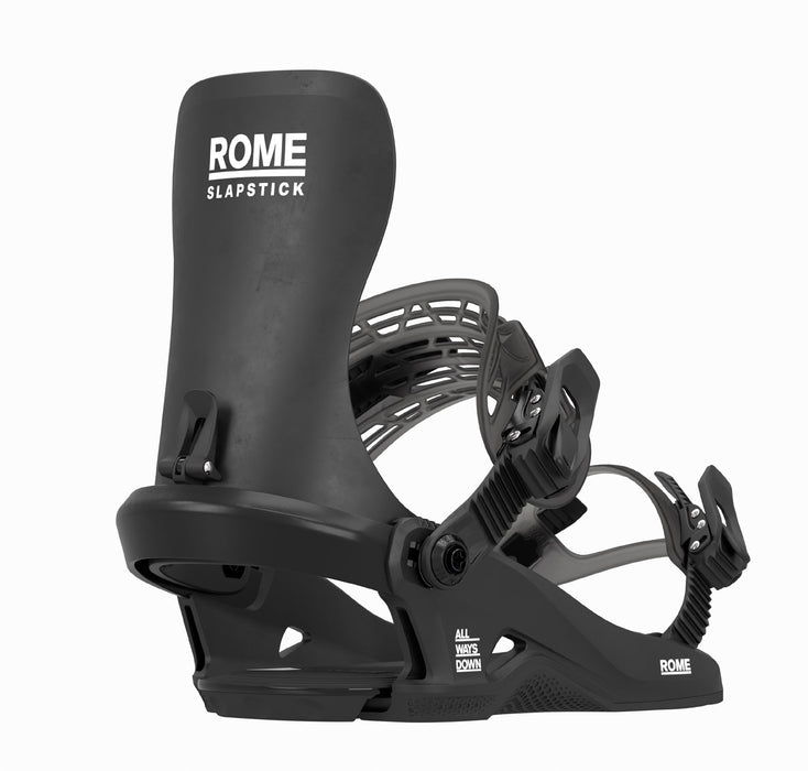 Rome Slapstick Snowboard Bindings, Youth Small (US 5 - 7) Black New 2027