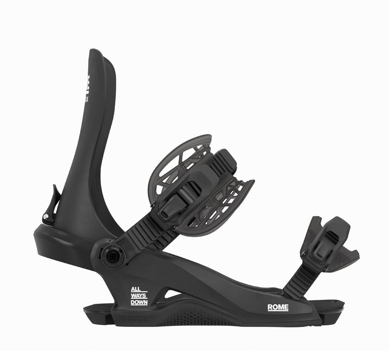 Rome Slapstick Snowboard Bindings, Youth Small (US 5 - 7) Black New 2027
