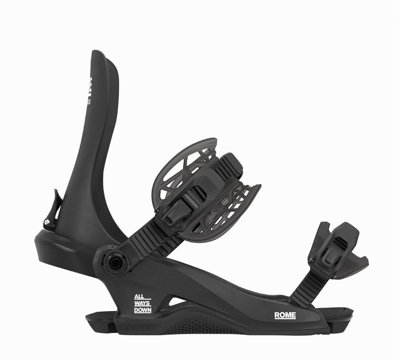 Rome Slapstick Snowboard Bindings, Youth M/L (US 7.5 - 10) Black New 2026