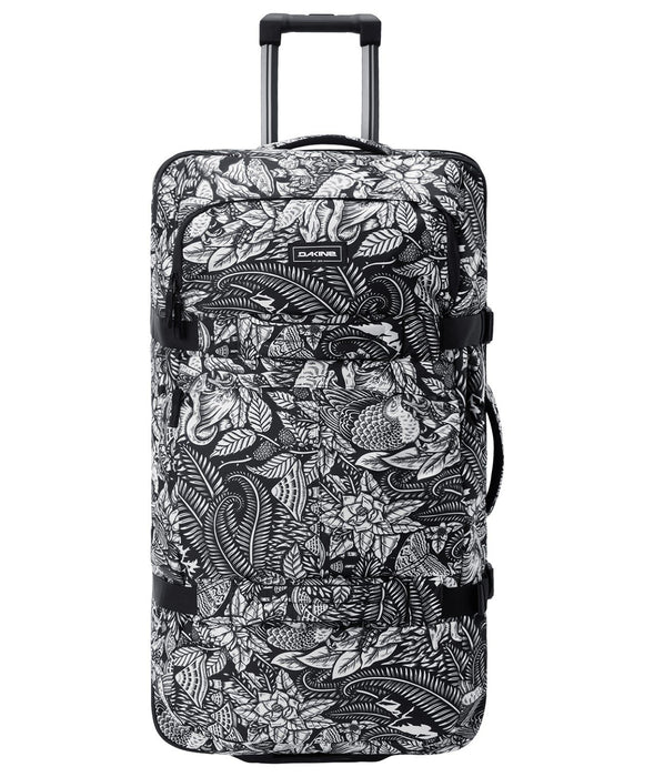 Dakine Split Roller 110L Bag Travel Wheeled Luggage Kingdom Black Print New