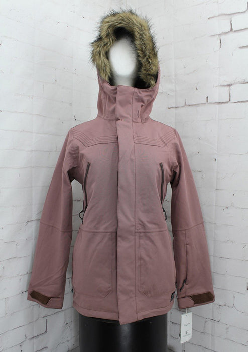 Volcom Shadow Insulated Snow Jacket, Women's Extra Small / XS, Rosewood New