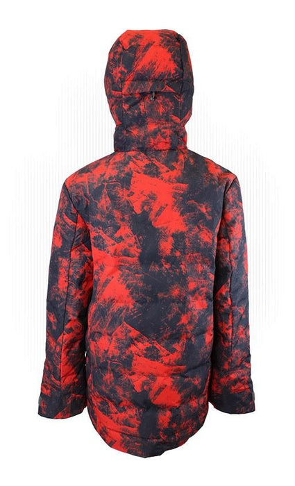 Turbine Boy's Sidecut Jacket, Medium Lava Flow New