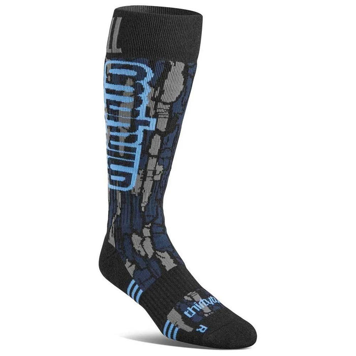 Thirtytwo Men's Signature Merino Wool Blend Snowboard Socks L/XL Black/Blue New