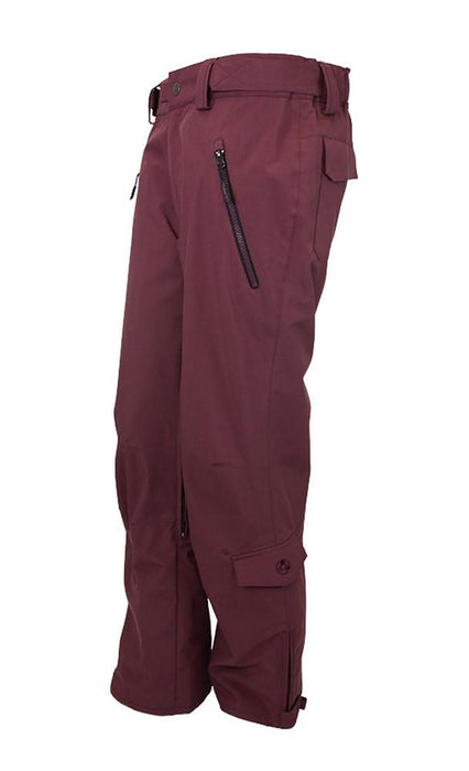 Turbine Women's Siren Insulated Snow Pants, Extra Large XL Vineyard Wine New