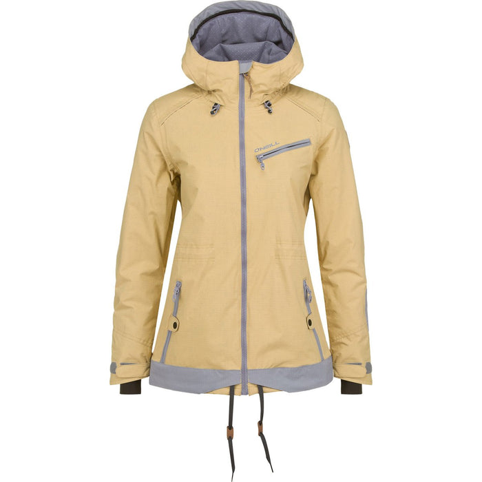 O'Neill Sketch Insulated Snowboard Jacket, Women's Medium, Beige Lark