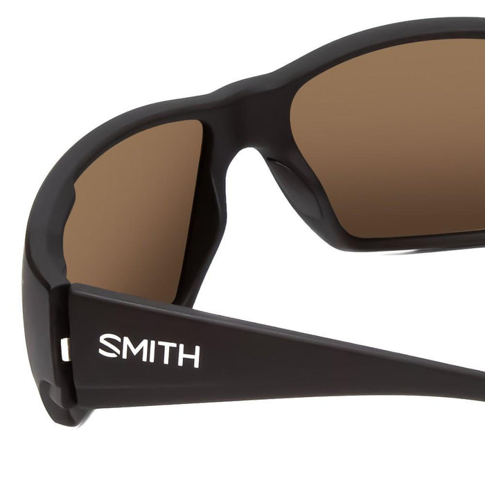Smith Guide's Choice XL Sunglasses Matte Black, Polarized Gray Green Lenses New