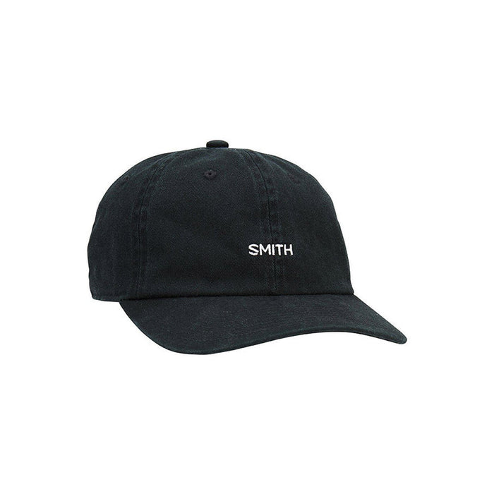 Smith Optics BDC Cap Adjustable Strap Back Curved Brim Hat Black New