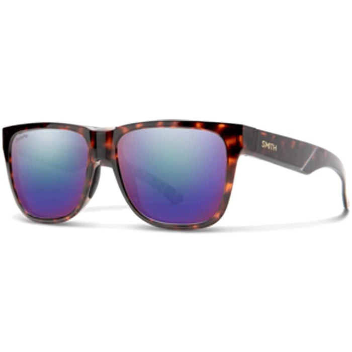 Smith Lowdown 2 Sunglasses Tortoise Frame, Polarized Violet Mirror Lenses New
