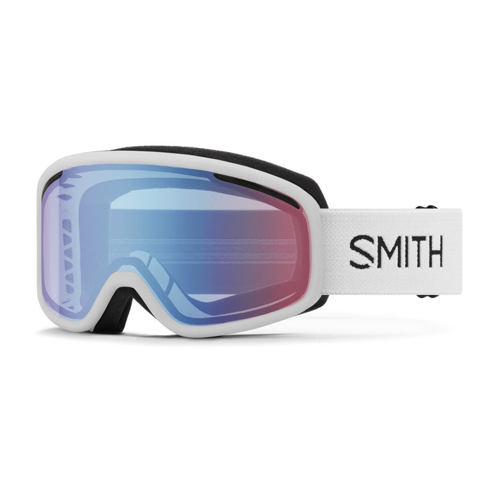 Smith Vogue Ski / Snow Goggles White Frame, Blue Sensor Mirror Lens New 2023