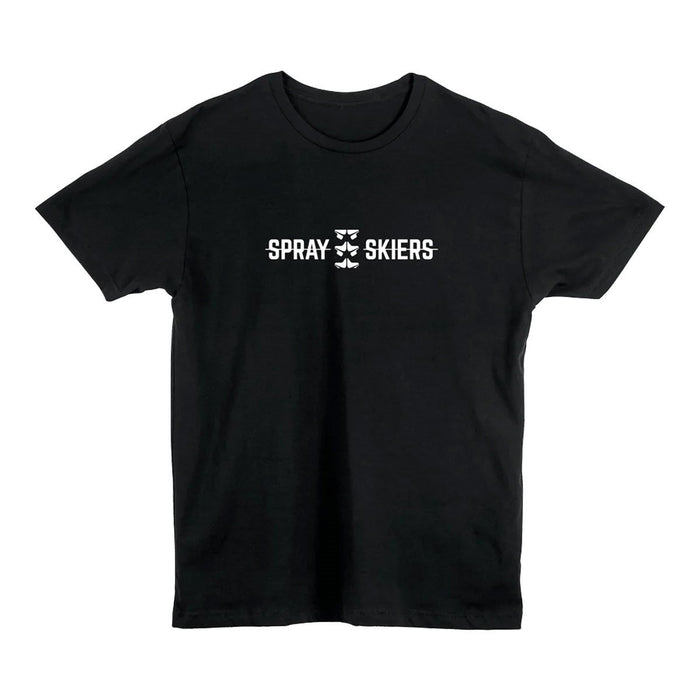 Rome Spray Skiers Tee Shirt, Short Sleeve T-Shirt, Men's Large, Black New