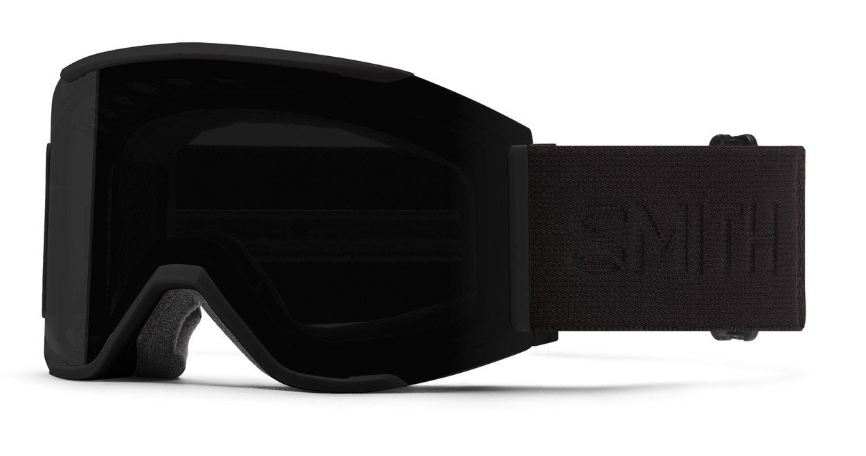 Smith Squad Mag Ski / Snow Goggles Blackout, ChromaPop Sun Black +Bonus New