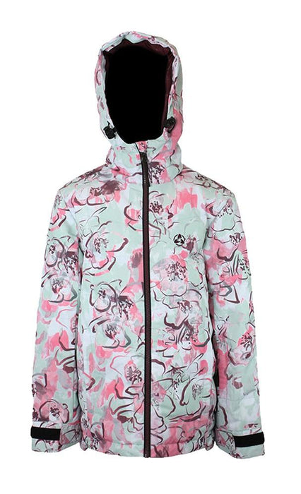 Turbine Girl's Step-Up Jacket, Medium Flower Bed New