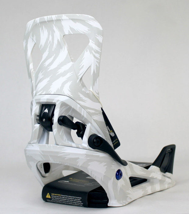 Burton Step On ReFlex Snowboard Bindings Men's Medium (8.5-10.5) Grey White New