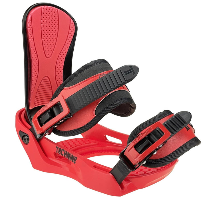 Technine Blaster Jr Snowboard Youth Bindings Black/Red XS US 2 - 5 New