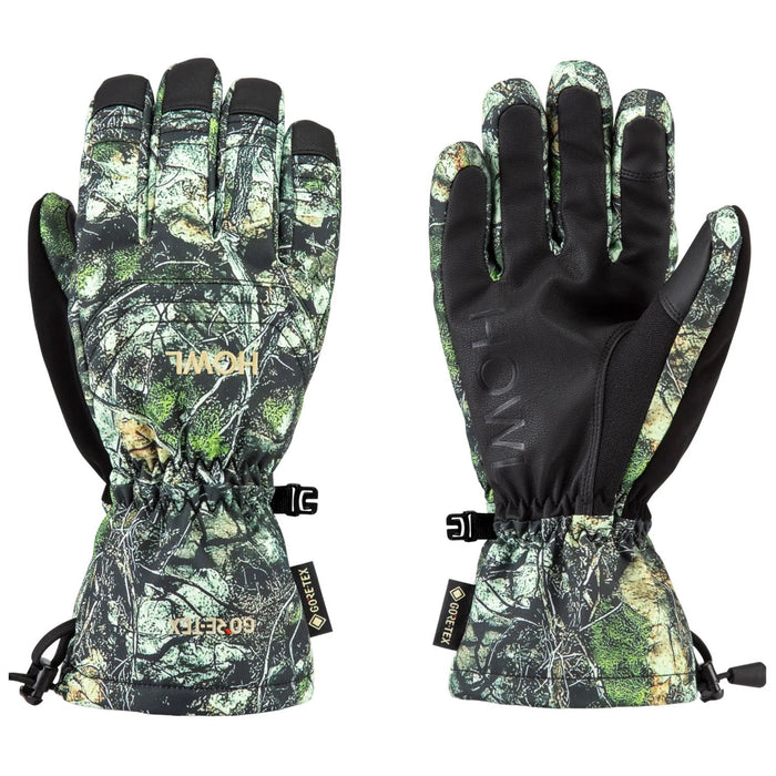 Howl Team Gore-Tex Midweight Snowboard Gloves, Unisex Large, Real Tree New