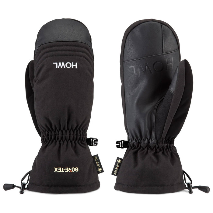 Howl Team Gore-Tex Midweight Snowboard Mitts, Unisex Large, Black New
