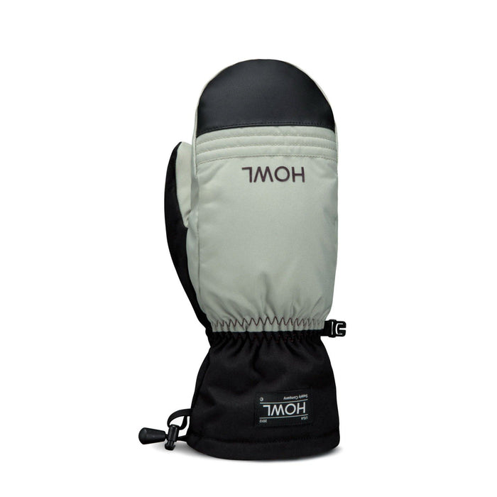 Howl Team Midweight Snowboard Mitts, Unisex Large, Sage Green New