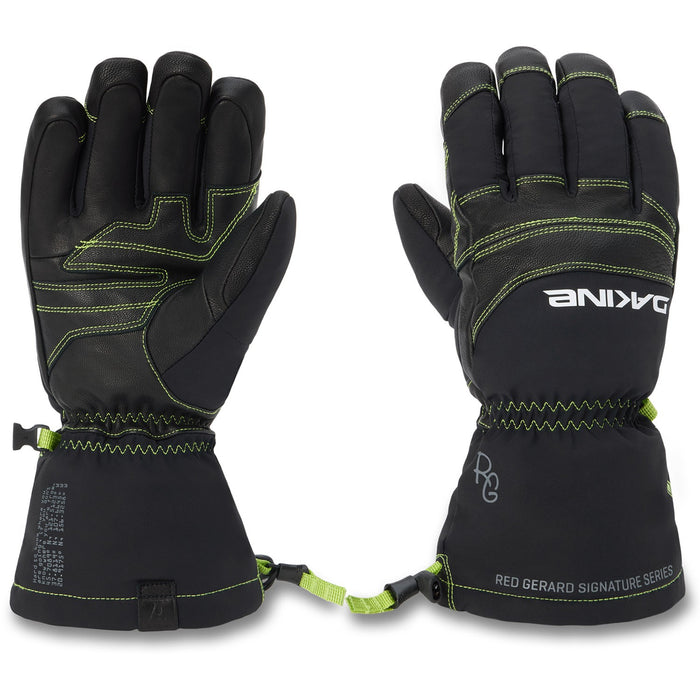 Dakine Team Excursion Gore-Tex Snow Gloves, Men's Large, Red Gerard Macaw Green