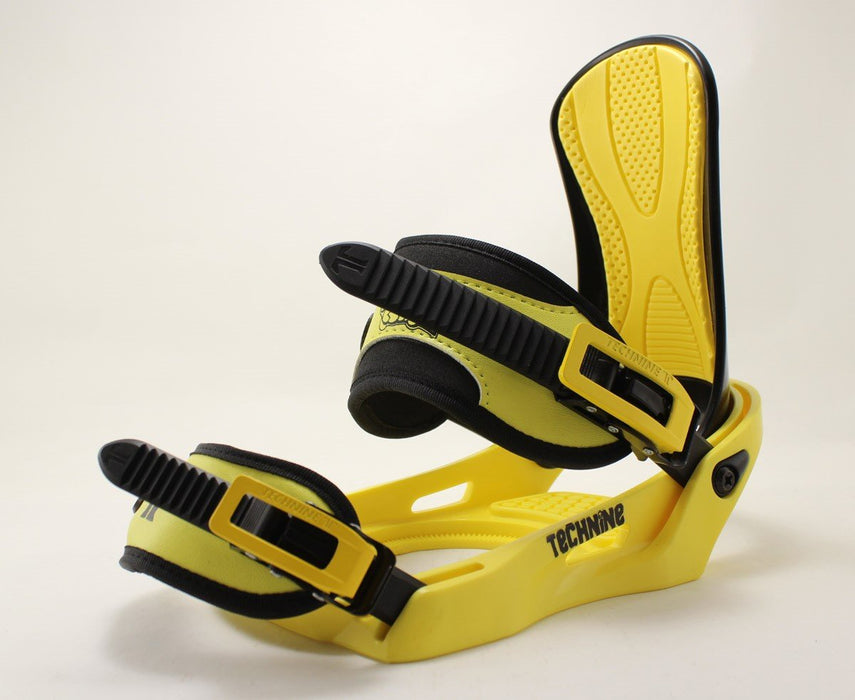Technine Blaster Jr Snowboard Youth Bindings Yellow/Red XS US 2 - 5 New
