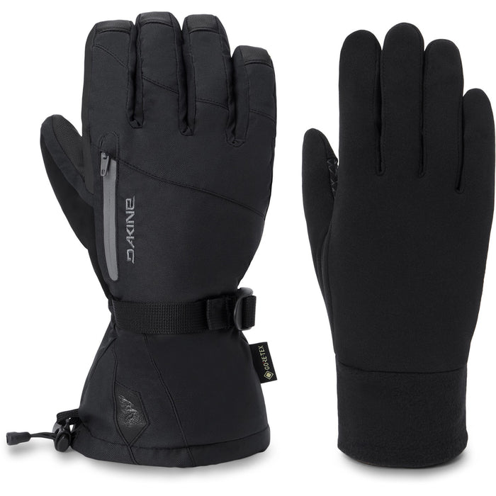 Dakine Titan 2.0 Leather DLX Gore-Tex Gloves Men's Large Black with Liners New