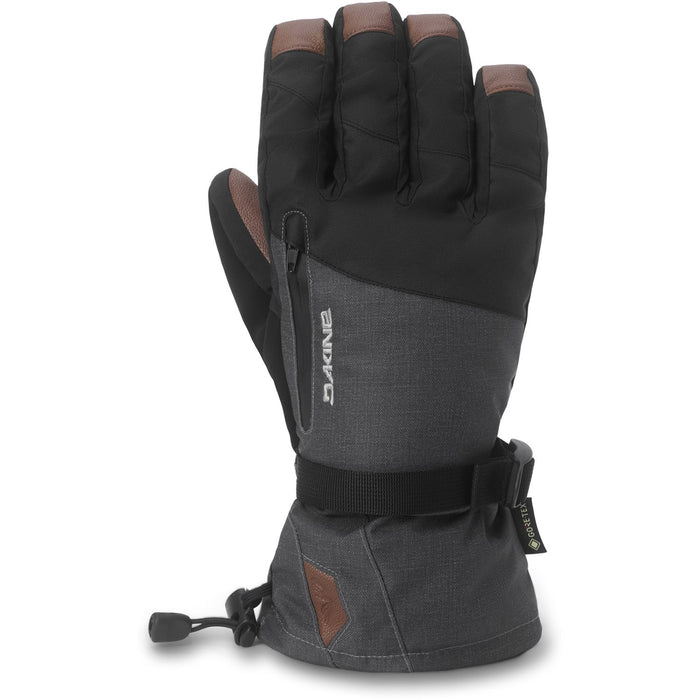 Dakine Titan 2.0 Leather DLX Gore-Tex Gloves Mens Large Carbon Heather w/ Liners