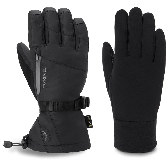Dakine Titan 2.0 Gore-Tex Snowboard Gloves Men's Large Black w/ Removable Liners