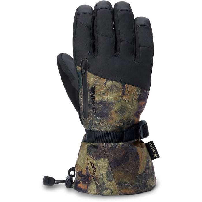 Dakine Titan 2.0 Gore-Tex Snowboard Gloves Men's Large Earth Topo w/ Liners New