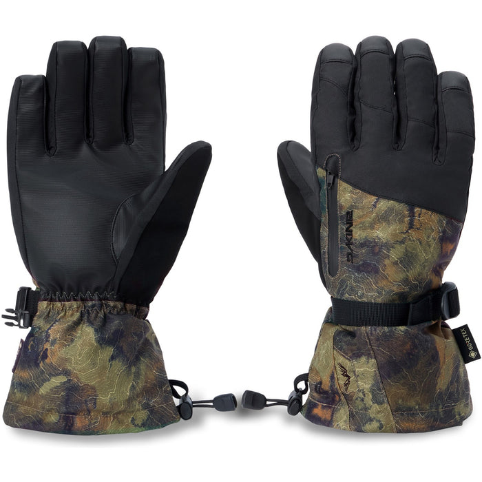 Dakine Titan 2.0 Gore-Tex Snowboard Gloves Men's Large Earth Topo w/ Liners New