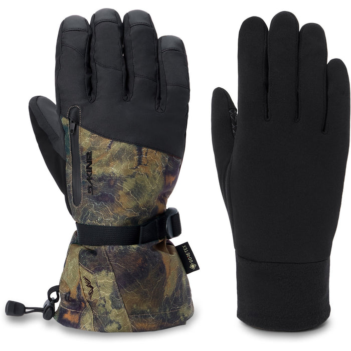 Dakine Titan 2.0 Gore-Tex Snowboard Gloves Men's Large Earth Topo w/ Liners New