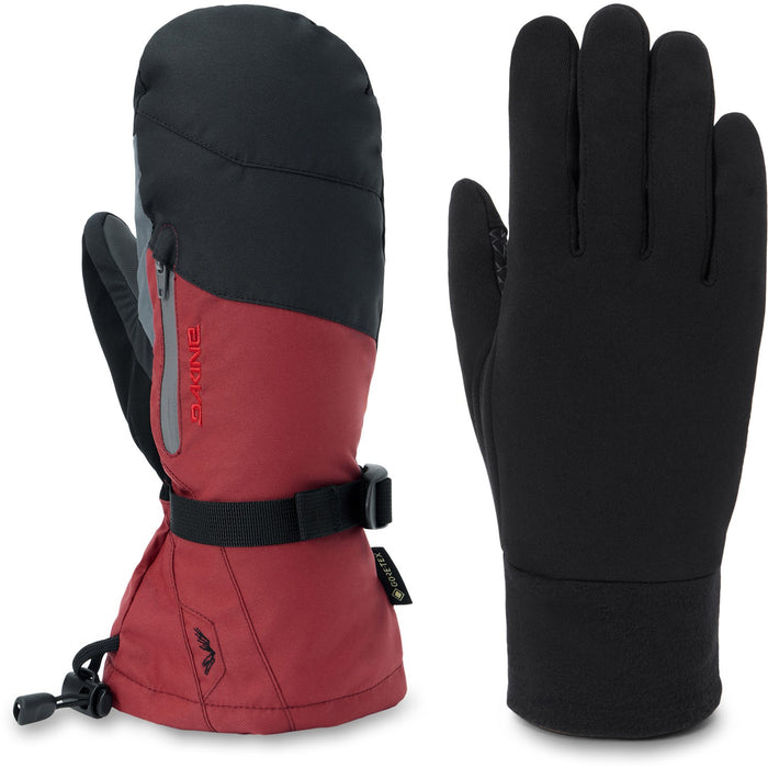 Dakine Titan 2.0 Gore-Tex Snowboard Mitts Mens Large Rosewood w/Removable Liners