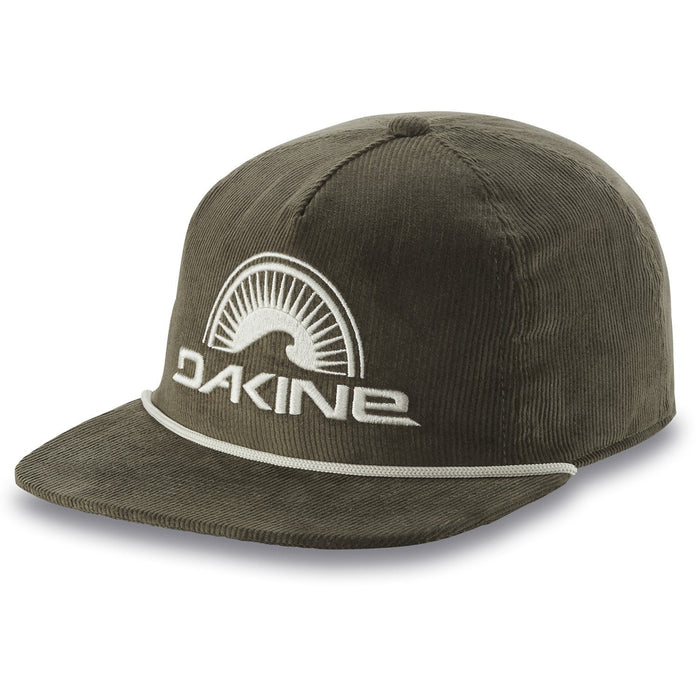 Dakine Tour Unstructured Cap Adjustable Strap Back Flat Brim Hat Utility Green