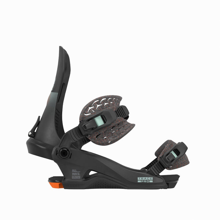 Rome Trace HW Pro Snowboard Bindings L/XL Mens US 10.5 - 13 Black/Slate New 2026