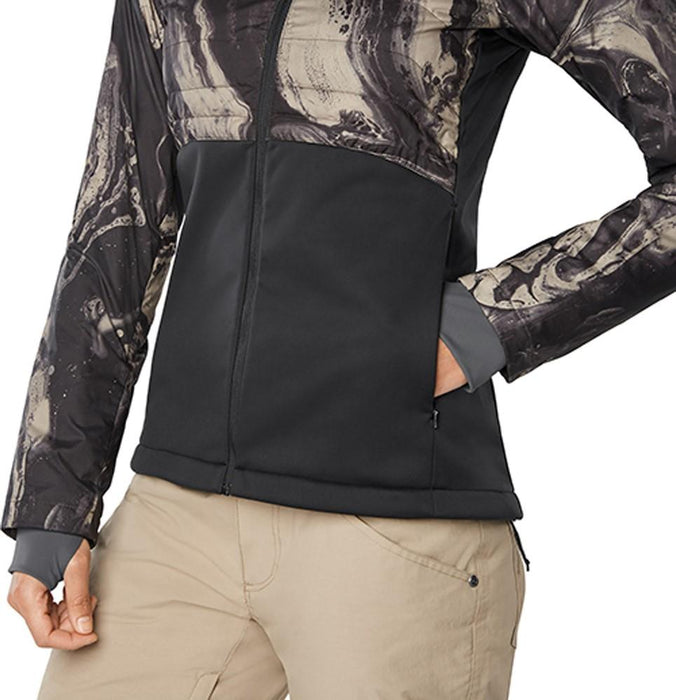 Dakine Transfer Insulator Down Midlayer Jacket, Women's Medium, Tempest / Black