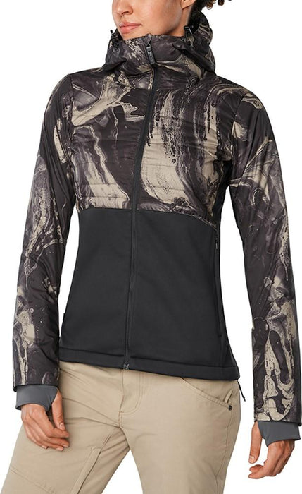 Dakine Transfer Insulator Down Midlayer Jacket, Women's Medium, Tempest / Black